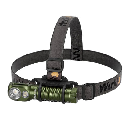 Wurkkos HD20 Headlamp 21700 Fishing Flashlight 2000 Lm Dual LED USB Reverse Charging Magnetic Tail Cap EDC Work & Camping