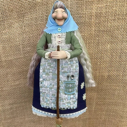 Halloween Kitchen Witch Doll Witch Doll Door Decor Good Luck Charm Home Charming Festive Antique-Inspired Decor Home Decoration