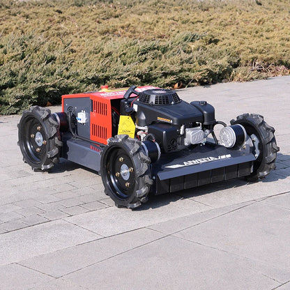 Customized High Power Remote Crawler Mower Road Slope Greening Machine River Slope Weeder Mountain Clearing Equipment