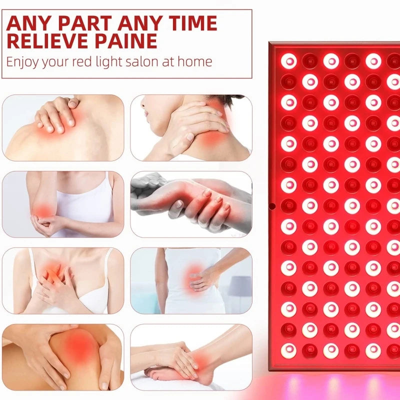 Red Light Therapy Panel – 660nm + 850nm LED