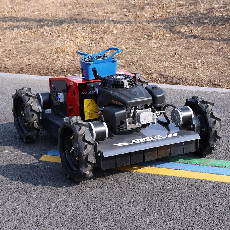 Customized High Power Remote Crawler Mower Road Slope Greening Machine River Slope Weeder Mountain Clearing Equipment