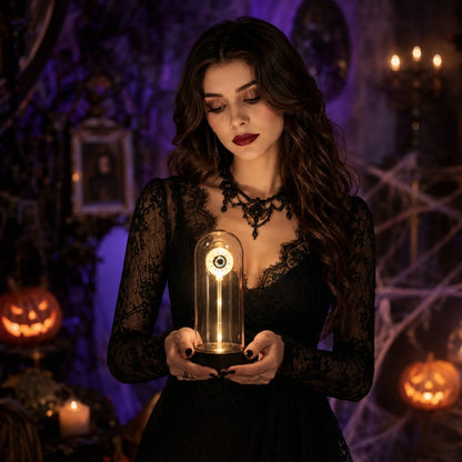 Halloween Lights Decorations Tabletop Props for Party Atmosphere and Scene Setup Decor Halloween Desktop Ornament