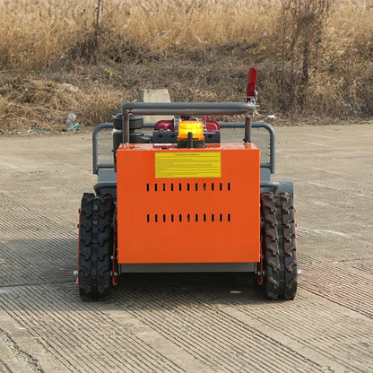 Industrial Grade Remote Tracked Lawn Mower All Terrain Weed Removal Lawn Mower