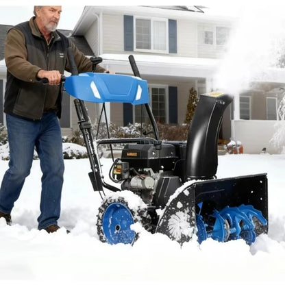 Customized 2 Stage Powered Snow Blower with 40FT Throwing Distance Snow Removal Thrower Snowthrower Snow Throwing Machine