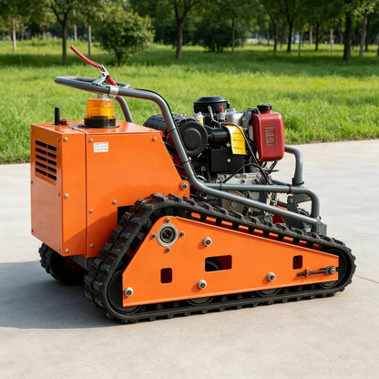 High Efficiency Remote Control Lawn Mower with Mulcher and Grass Catcher for Vineyards Remote Control Lawn Mower Mulcher
