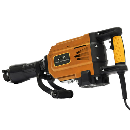 220 V 1700 W Electric Demolition Jack Hammer Concrete Breaker Electric Heavy Duty Hammer Digger 360° Rotating Handle with Box