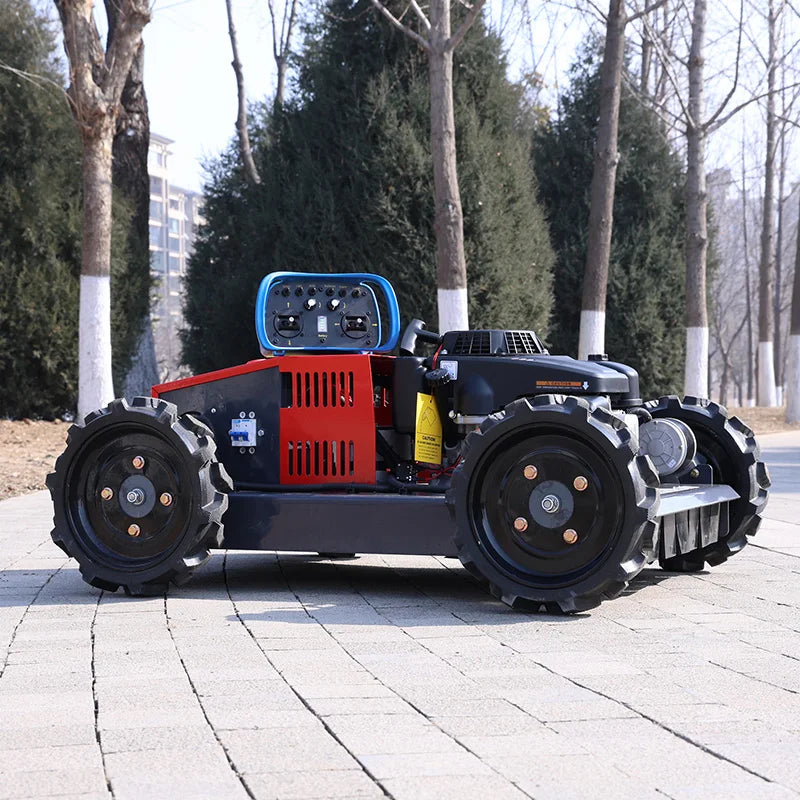 Customized High Power Remote Crawler Mower Road Slope Greening Machine River Slope Weeder Mountain Clearing Equipment