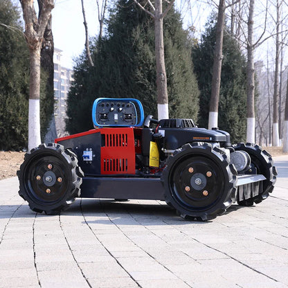 Customized High Power Remote Crawler Mower Road Slope Greening Machine River Slope Weeder Mountain Clearing Equipment
