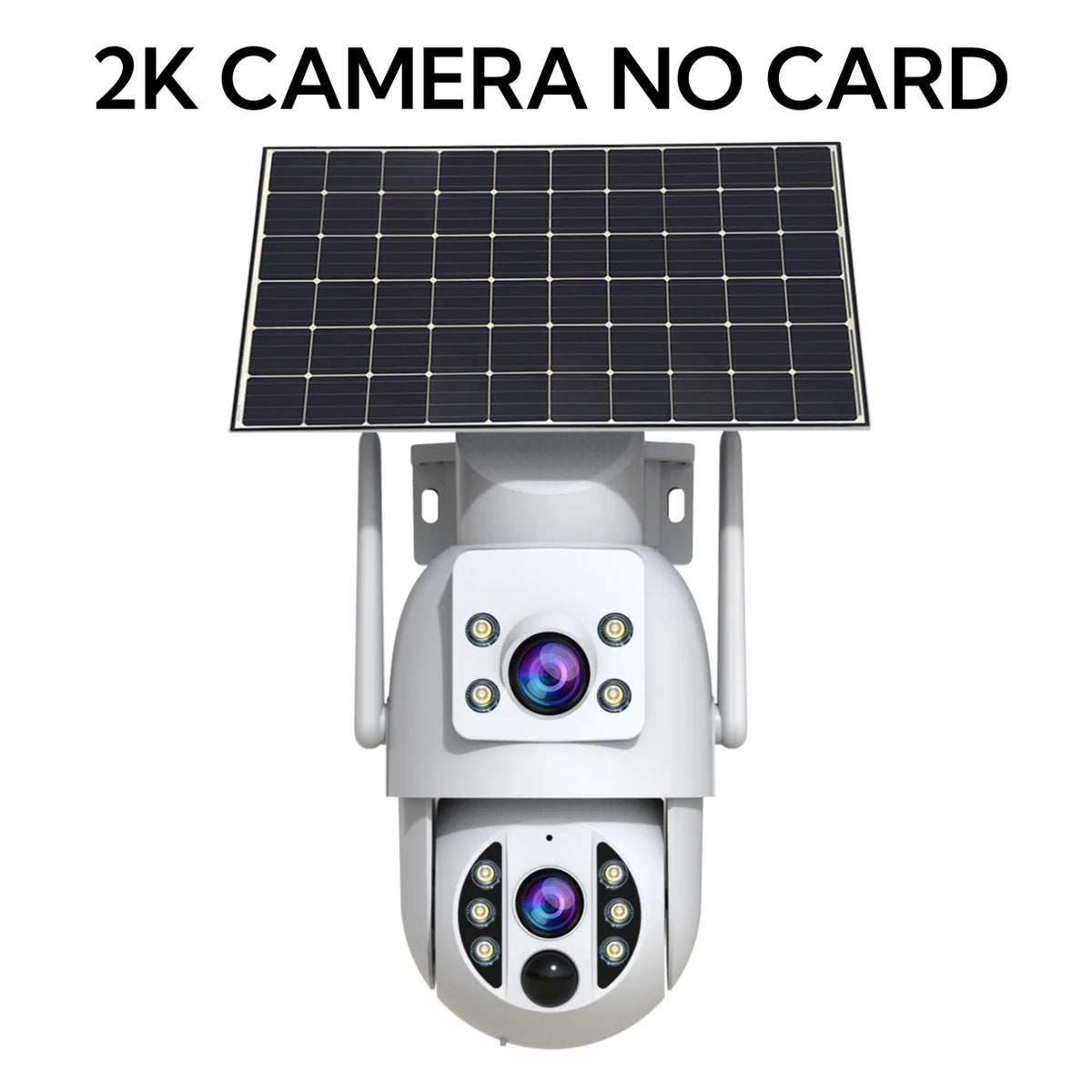 JOOAN 4K Outdoor WiFi Solar Camera Dual Lens Human Detect Night Vision Low Power Battery Camara Security Video Surveillance