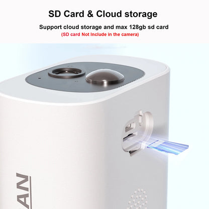 ANRAN 2K Solar Security Camera 3/5MP Outdoor Wireless 2.4G WIFI Camera Battery Cam Floodlight Color Night Vision Can't Add NVR