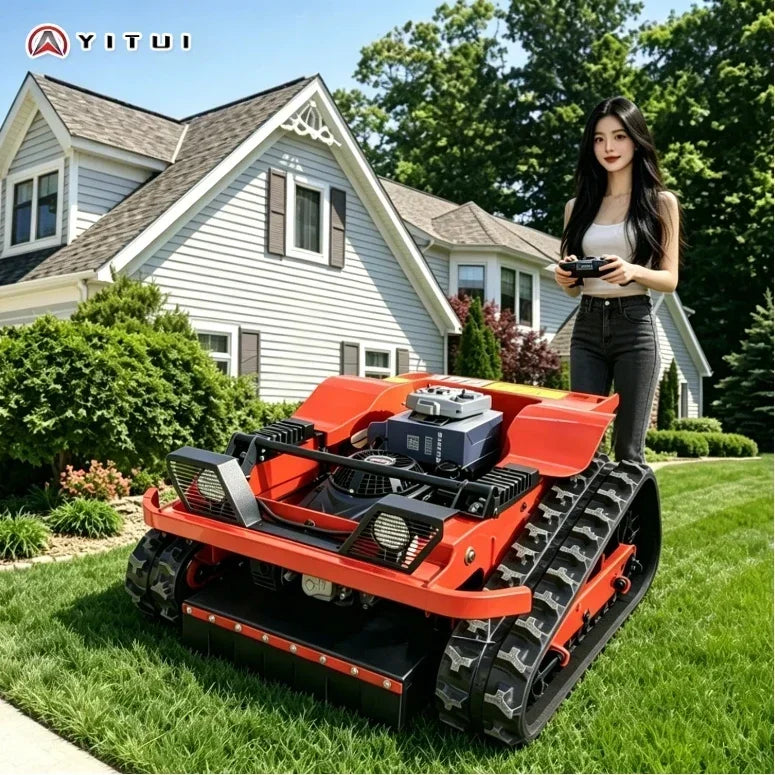 Ce Euro 5 Crawler Lawn Mower, Remote Control Self Propelled, Automated Grass Mower, Customized Supported With Fast Shipping