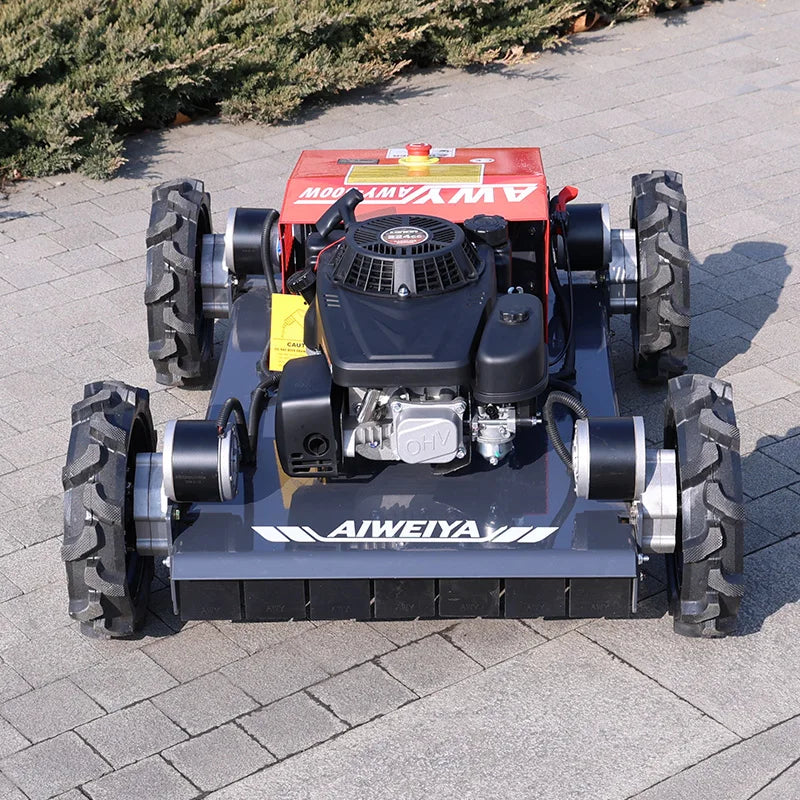 Customized High Power Remote Crawler Mower Road Slope Greening Machine River Slope Weeder Mountain Clearing Equipment