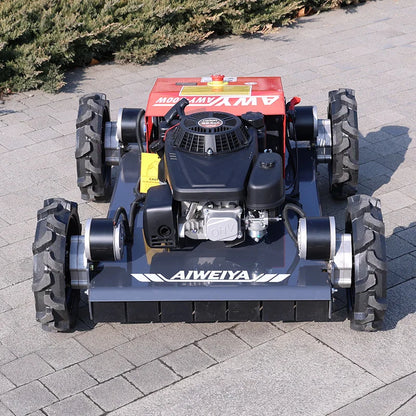 Customized High Power Remote Crawler Mower Road Slope Greening Machine River Slope Weeder Mountain Clearing Equipment