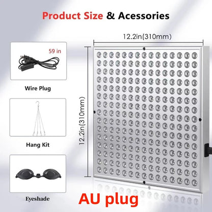 Red Light Therapy Panel – 660nm + 850nm LED