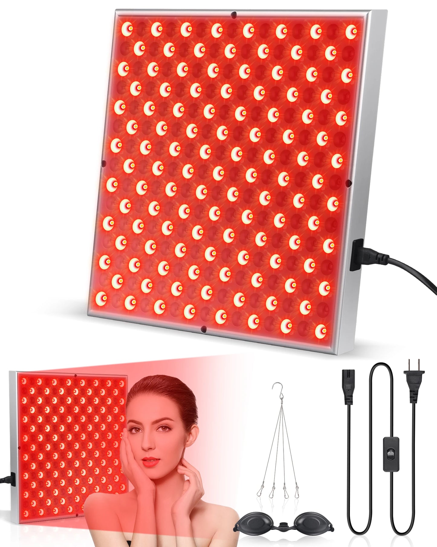 Red Light Therapy Panel – 660nm + 850nm LED