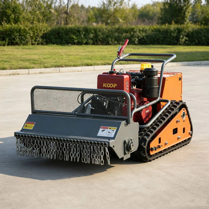 High Efficiency Remote Control Lawn Mower with Mulcher and Grass Catcher for Vineyards Remote Control Lawn Mower Mulcher