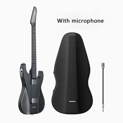 AeroBand Guitar Travel Electric Guitar Pain-Free Silicone String All-in-One 9 Sound Styles Acoustic Bass With Speaker Microphone