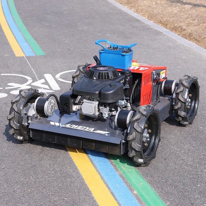 Customized High Power Remote Crawler Mower Road Slope Greening Machine River Slope Weeder Mountain Clearing Equipment