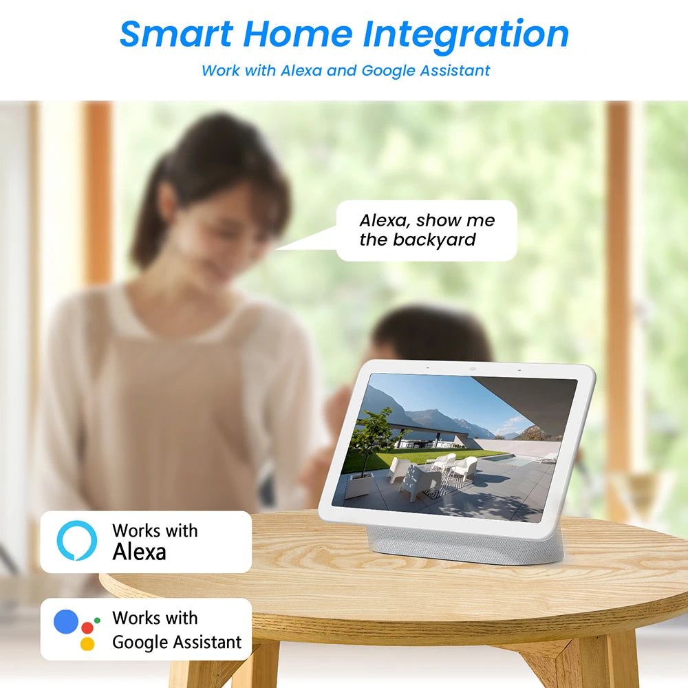 ANRAN 2K Solar Camera 4PCS Home Security Cameras Set 2.4G Wireless WIFI Camera Built-in Battery,Floodlight,Color Night Vision